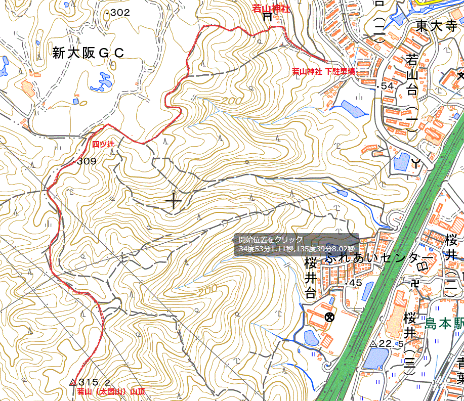 若山(太閤山)登山コース